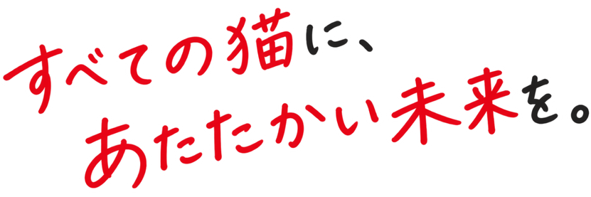 すべての猫に、あたたかい未来を。